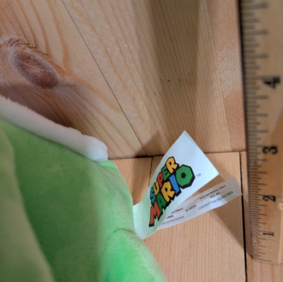 yoshi Super Mario Green and Orange Plush Toy - Picture 4 of 5